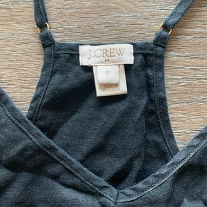 J Crew Linen Peplum Tank Size 0